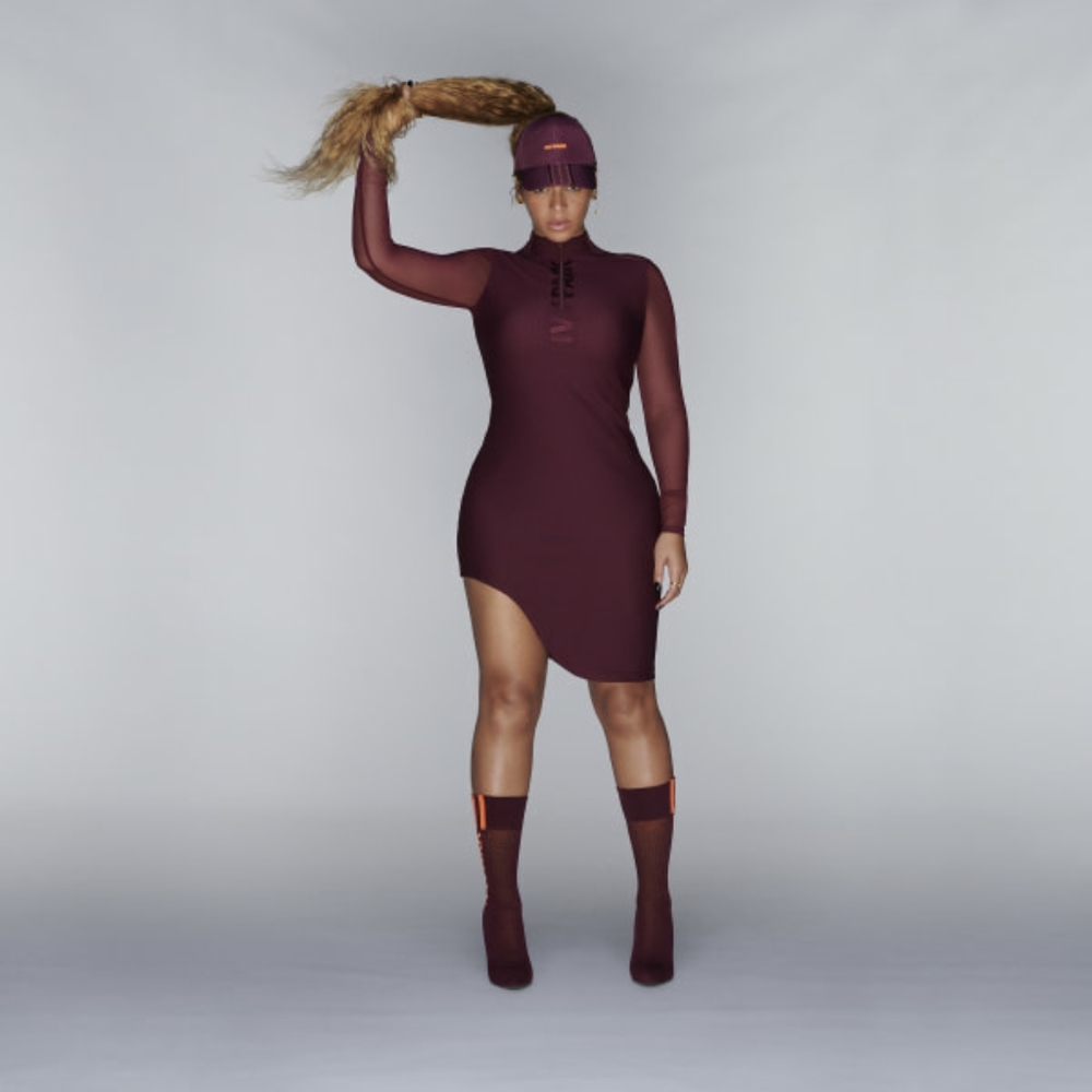 IVY PARK X ADIDAS ASYMMETRICAL DRESS